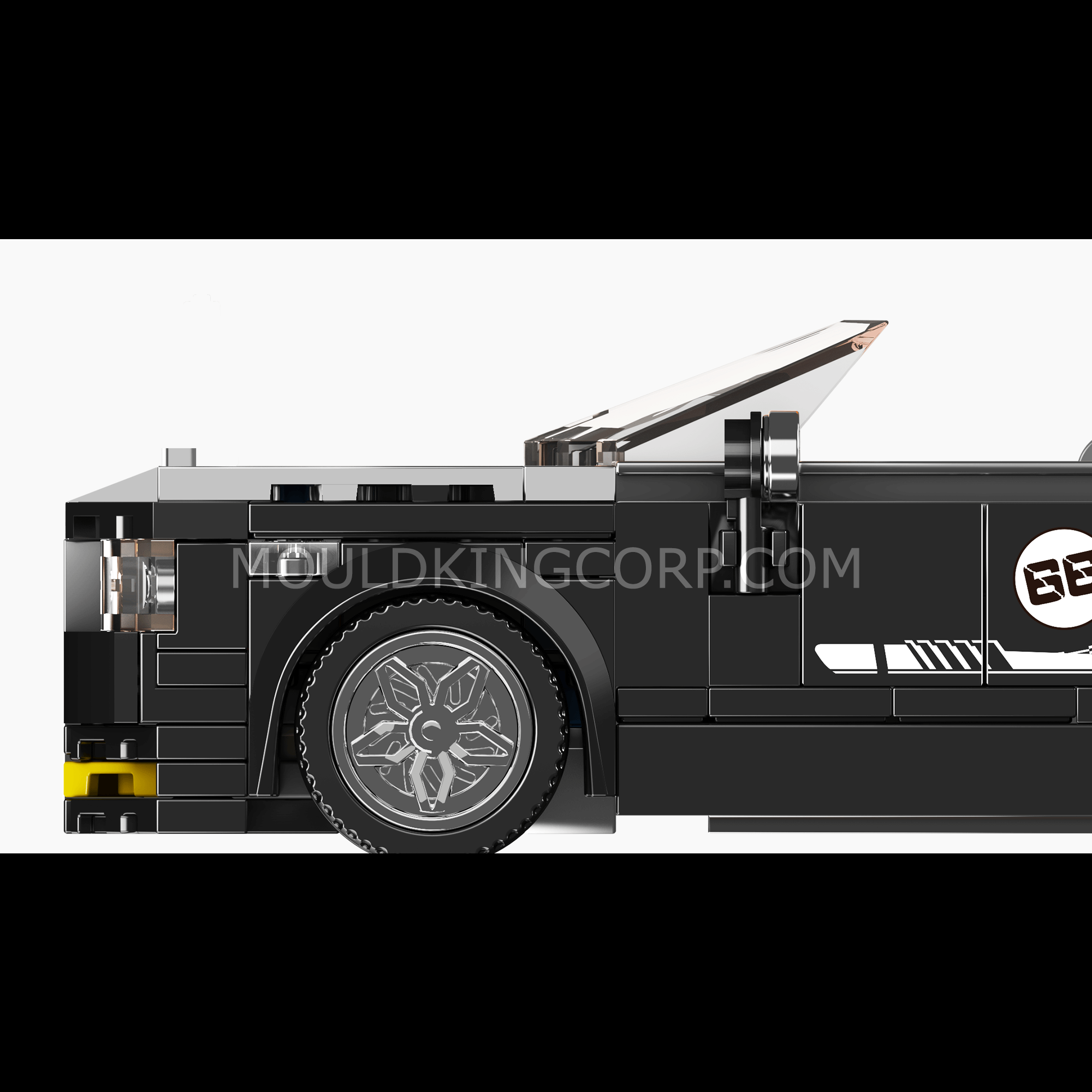 MOULD KING 27042 R.R. DAWN Car Model Building Kit - 385 Piece Construction Toy Set for Adults & Kids | Creative DIY Engineering Project, Collector's Display, Birthday Gift Idea