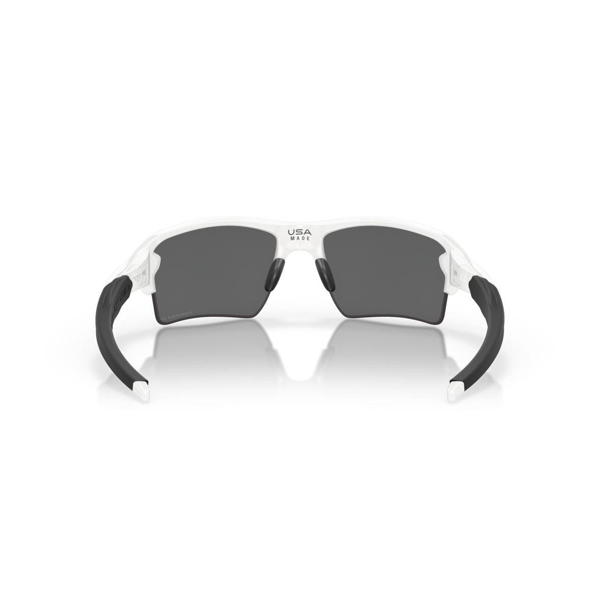 Oakley Flak 2.0 XL Sunglasses - Polished White Frame with Prizm Black Polarized Lenses - Model 0OO9188 918881 - Perfect for Running, Cycling & Outdoor Sports
