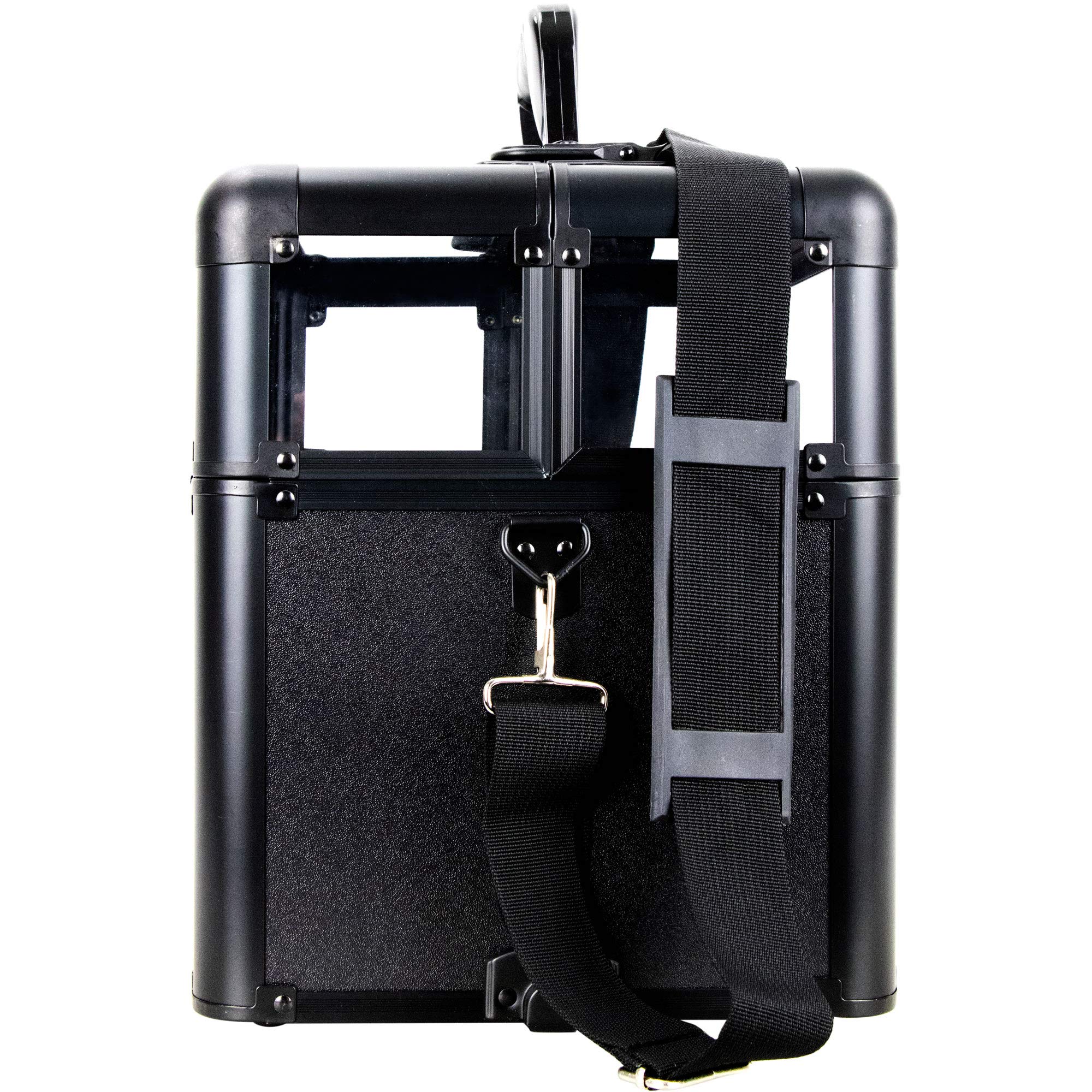Ver Beauty Professional Rolling Nail Artist Case - Portable Nail Tech Organizer with Wheels for Salon, Travel & Home Use - Perfect for Manicurists & Nail Technicians