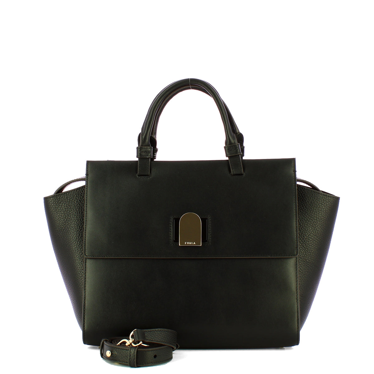 Furla Emma Nero Handbag WB00812BX0053 - Stylish Black Leather Purse for Women, Perfect for Work, Travel & Everyday Use