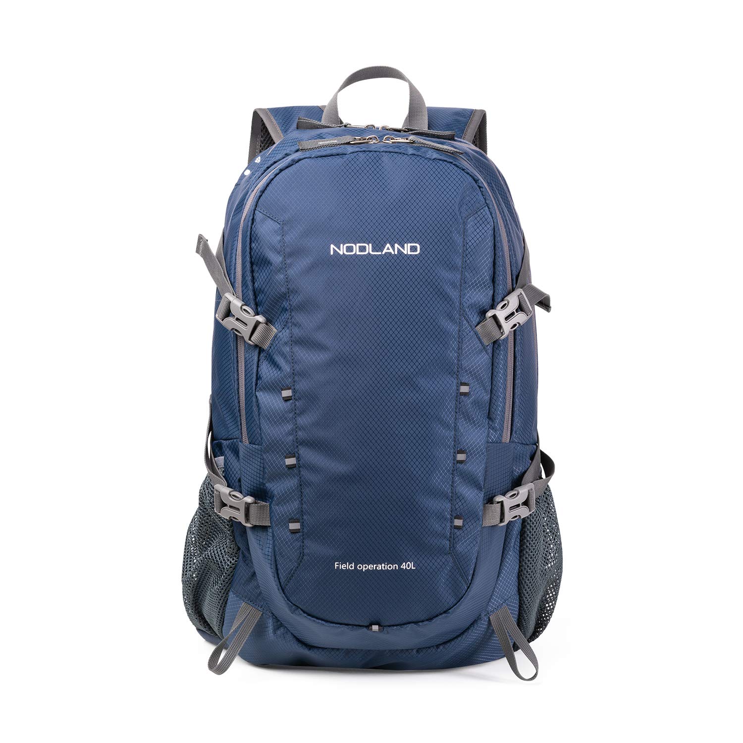 NODLAND 40L Lightweight Water-Resistant Foldable Backpack - Travel, Hiking, Camping, Outdoor Daypack for Men & Women - Perfect for Commuting, Weekend Trips & Adventure Travel