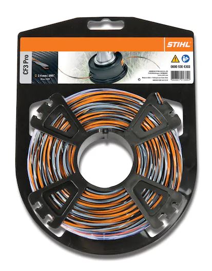 STIHL .105 CF3 Professional Carbon Trimmer Line - 1 Pound Spool for Lawn Care, Yard Maintenance & Landscaping Tools