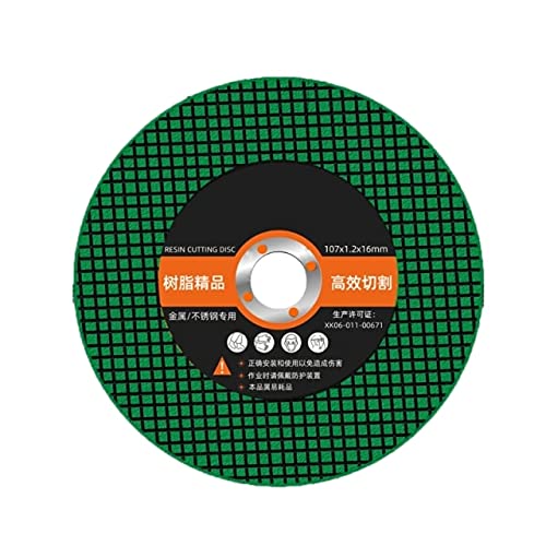 4.2 Inch Angle Grinder Cutting Disc - Metal & Stainless Steel Grinding Wheel with Gold Polish - Perfect for Metalworking, DIY Projects, and Home Renovations