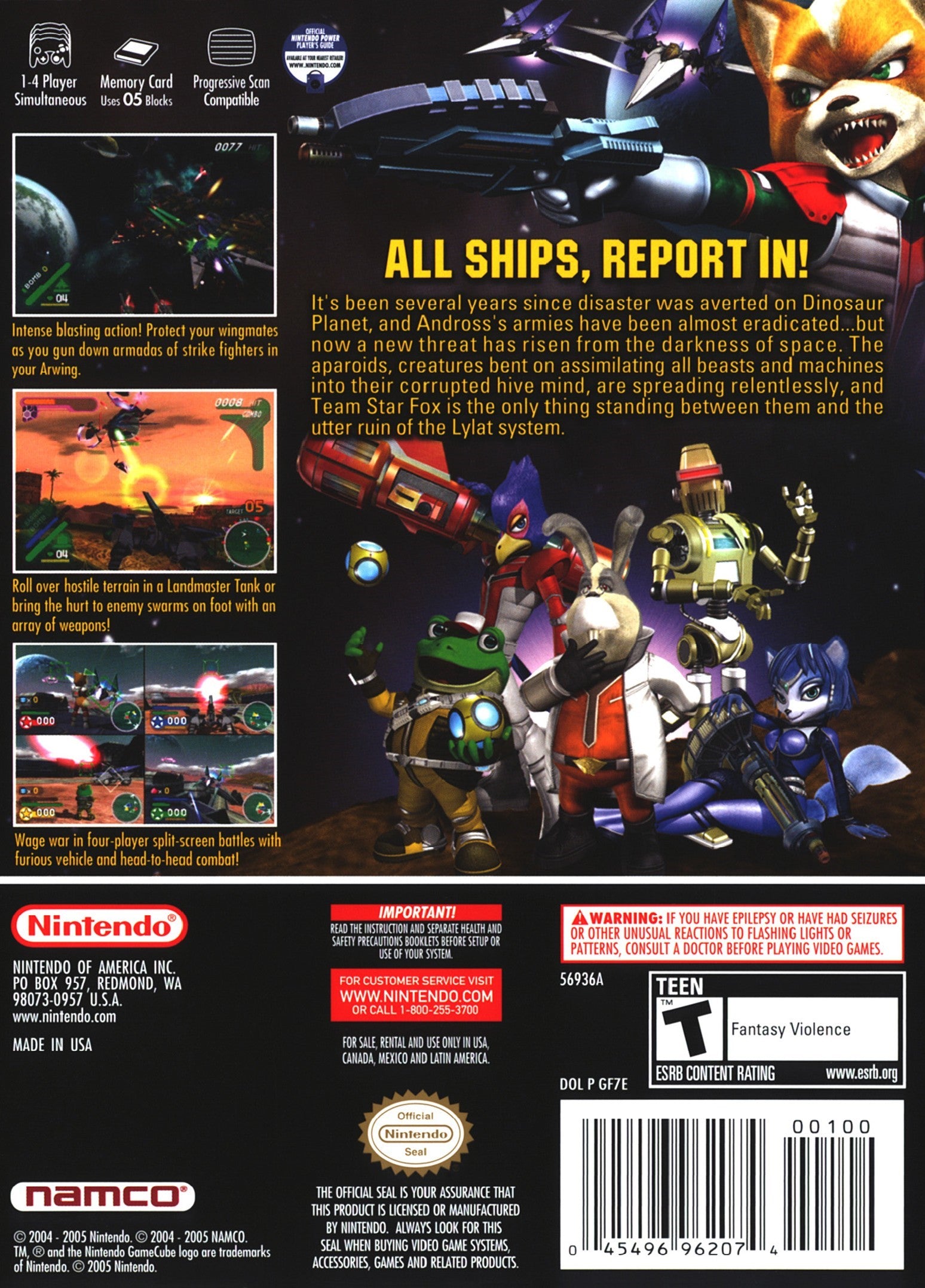 Star Fox Assault - Nintendo GameCube Action-Adventure Video Game | Space Combat & Multiplayer Battles | Perfect for Retro Gaming & Sci-Fi Fans