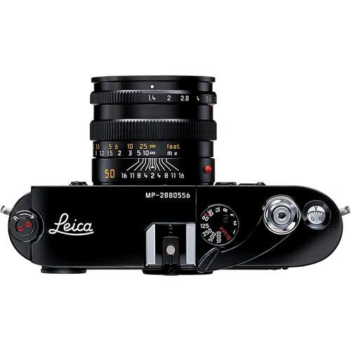 Leica MP 0.72 Rangefinder Camera (Black) - Professional 35mm Film Camera for Street Photography & Travel | Vintage Style, Manual Focus, Built-in Light Meter