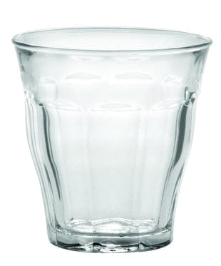 Duralex Le Picardie® Clear Glass Tumbler Set of 4 - 8oz/12oz/16oz Drinking Glasses for Juice, Iced Coffee & Cocktails - Durable French Made Tumblers for Home, Restaurant & Outdoor Use
