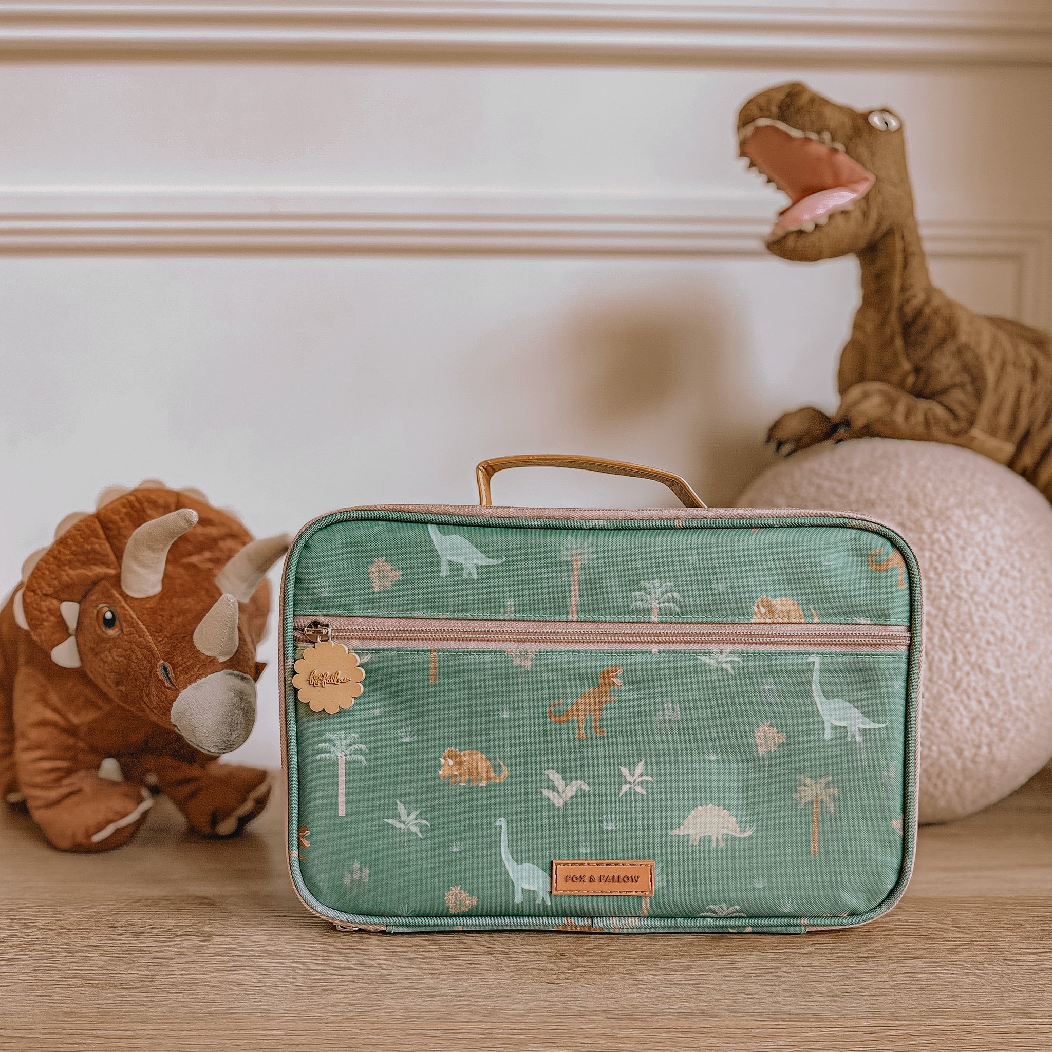 Dinosaur Insulated Lunch Box for Kids - BPA Free Thermal Cooler Bag for School, Picnic & Outdoor Activities
