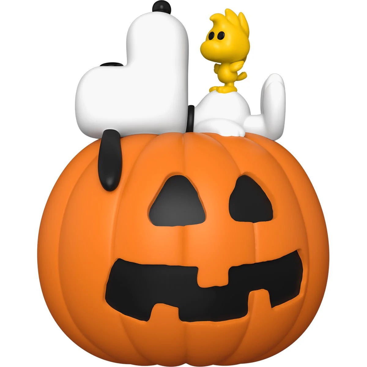 Funko Pop! Vinyl Figure - Snoopy & Woodstock with Pumpkin (Deluxe Edition) #1589 - The Great Pumpkin Charlie Brown Collectible - Perfect for Halloween Decor & Peanuts Fans Gift
