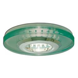 Nora Lighting NL 461C 4-Inch Low Voltage Acrylic Chrome Ring Trim - Modern Ceiling Light Fixture for Kitchen, Bathroom, and Hallway Lighting