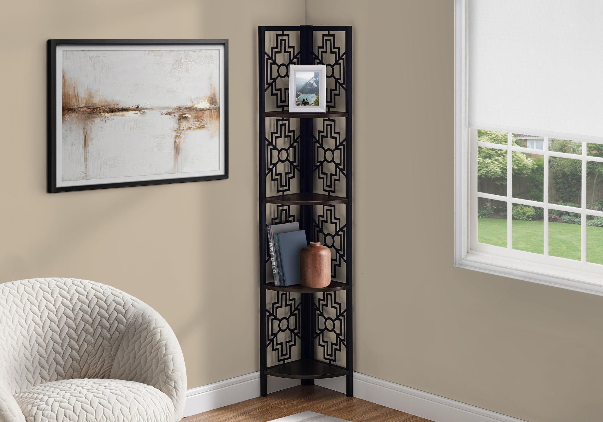 Modern 5-Tier Bookcase - 62