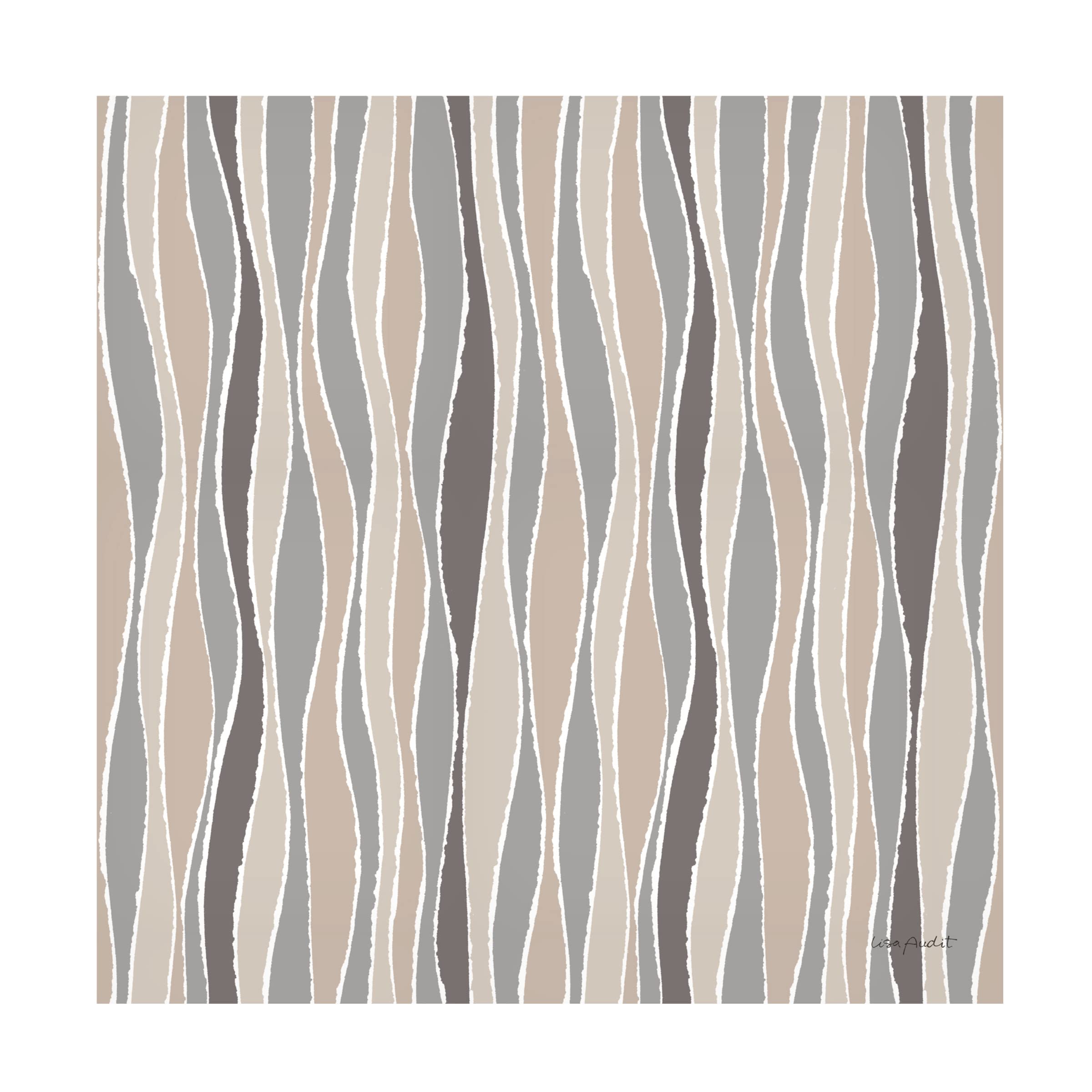 Lisa Audit 'Think Neutral 16' Abstract Canvas Wall Art Print - Modern Home Decor for Living Room, Bedroom & Office
