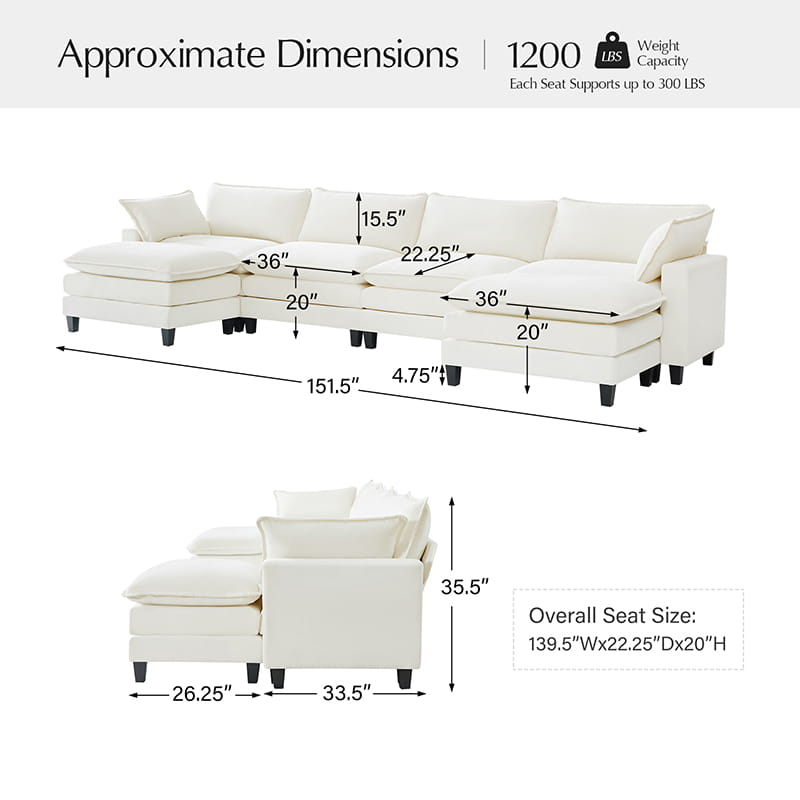 Aichele Sectional Sleeper Sofa with Triple Layer Cushions - Convertible L-Shaped Sofa Bed for Small Spaces, Comfortable Guest Bed & Living Room Furniture - Perfect for Apartments, Dorms and Home Theater Rooms