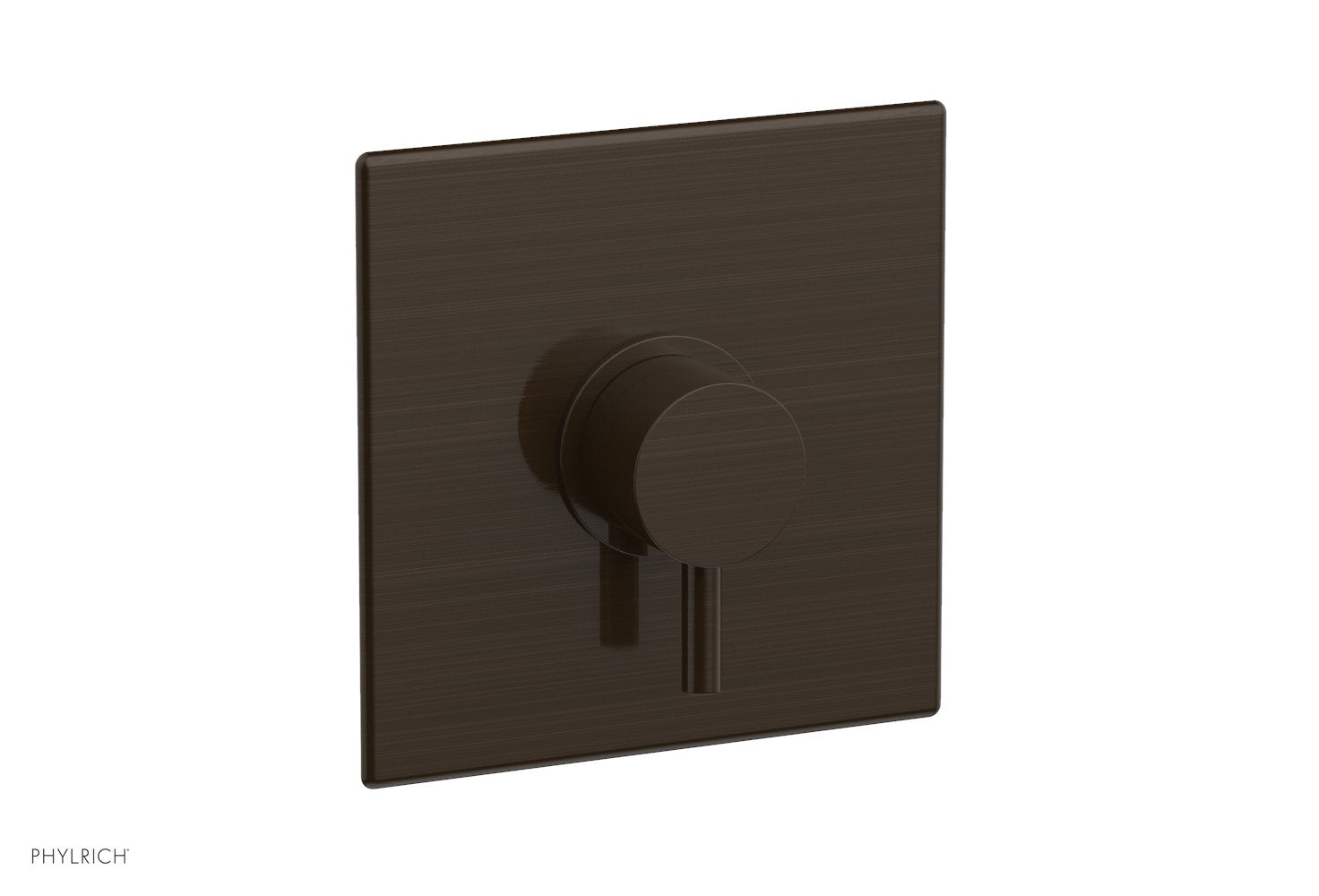 BASIC II Pressure Balance Square Shower Plate & Lever Handle Trim Kit - 4
