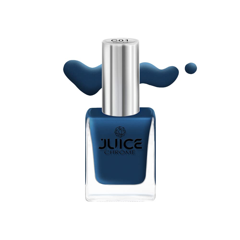 JUICE Vegan Quick-Dry Nail Polish Set - 3 in 1 Combo Kit with Chip-Resistant, High Gloss Finish (F&D Approved Colors) | Cruelty-Free & 100% Plant-Based Formula | Perfect for Salon, Home Manicures & Gift Giving