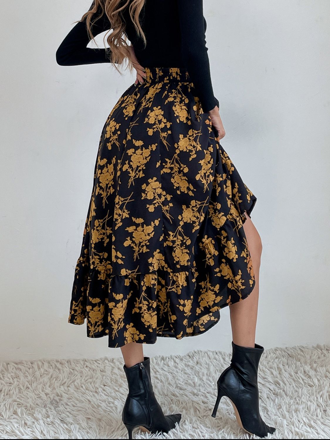 Stylish Printed Elastic Waist Leopard Skirt for Women - Comfortable Stretchy A-Line Mini Skirt - Perfect for Casual Outings, Parties & Date Nights