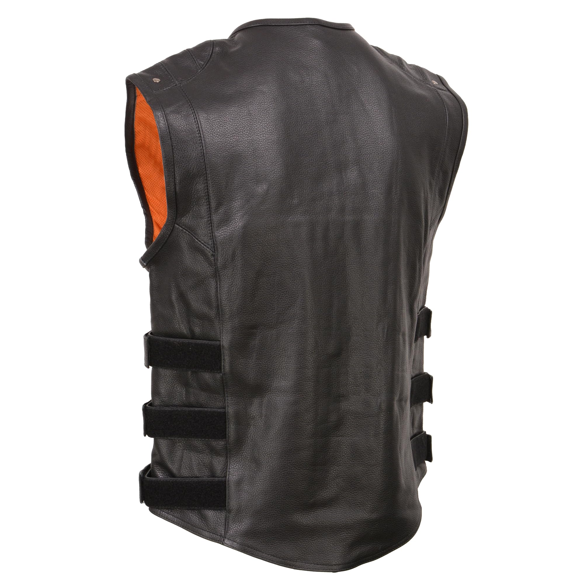 Milwaukee Leather MLM3530 SWAT Style Biker Vest for Men - Durable Motorcycle Riding Gear for Harley & Cruiser Bikers - Perfect for Road Trips & Bike Rallies