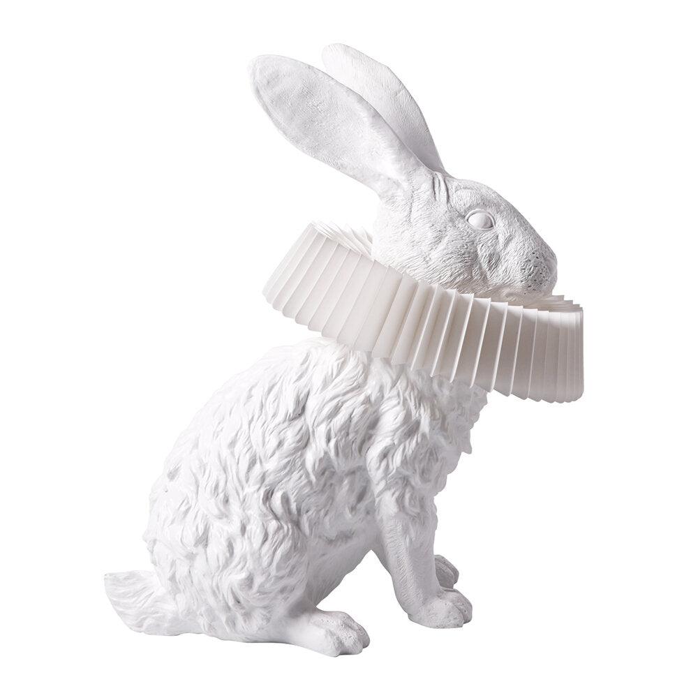 Rabbit X Table Lamp - Modern LED Nightstand Light for Bedroom, Living Room, Office - Warm White & Cool White Dimmable Desk Lamp with USB Port - Perfect for Reading, Working, and Relaxing