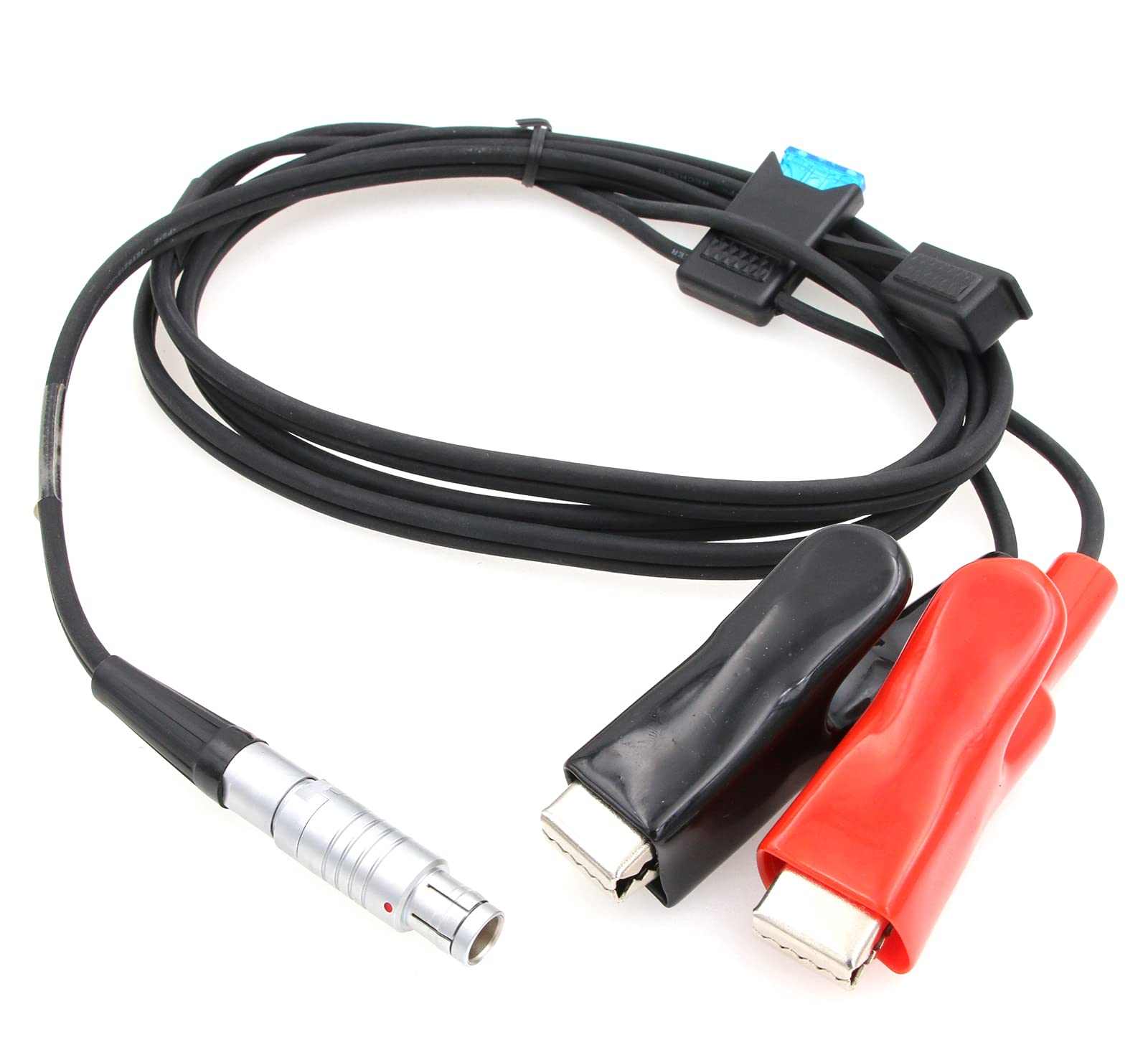 12V Car Battery Power Cable with Alligator Clips - 4 Pin Connector for STEL Easy Pro 35 Watt Radio - Perfect for Emergency Communication & Off-Grid Power Supply