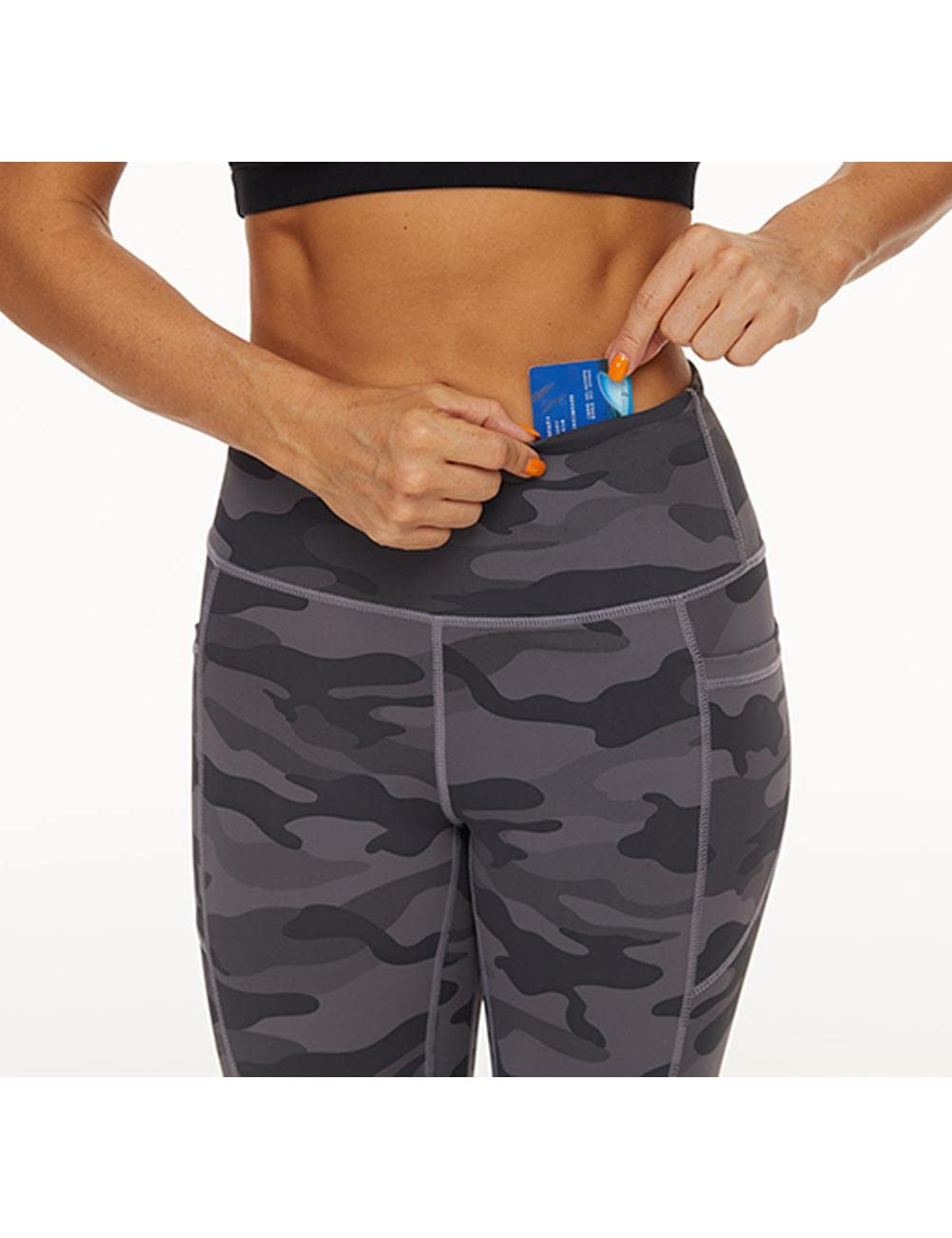 CCKO High Waisted Yoga Pants for Women with Pockets - Stretchy Workout Leggings with Tummy Control - Perfect for Gym, Running & Everyday Wear