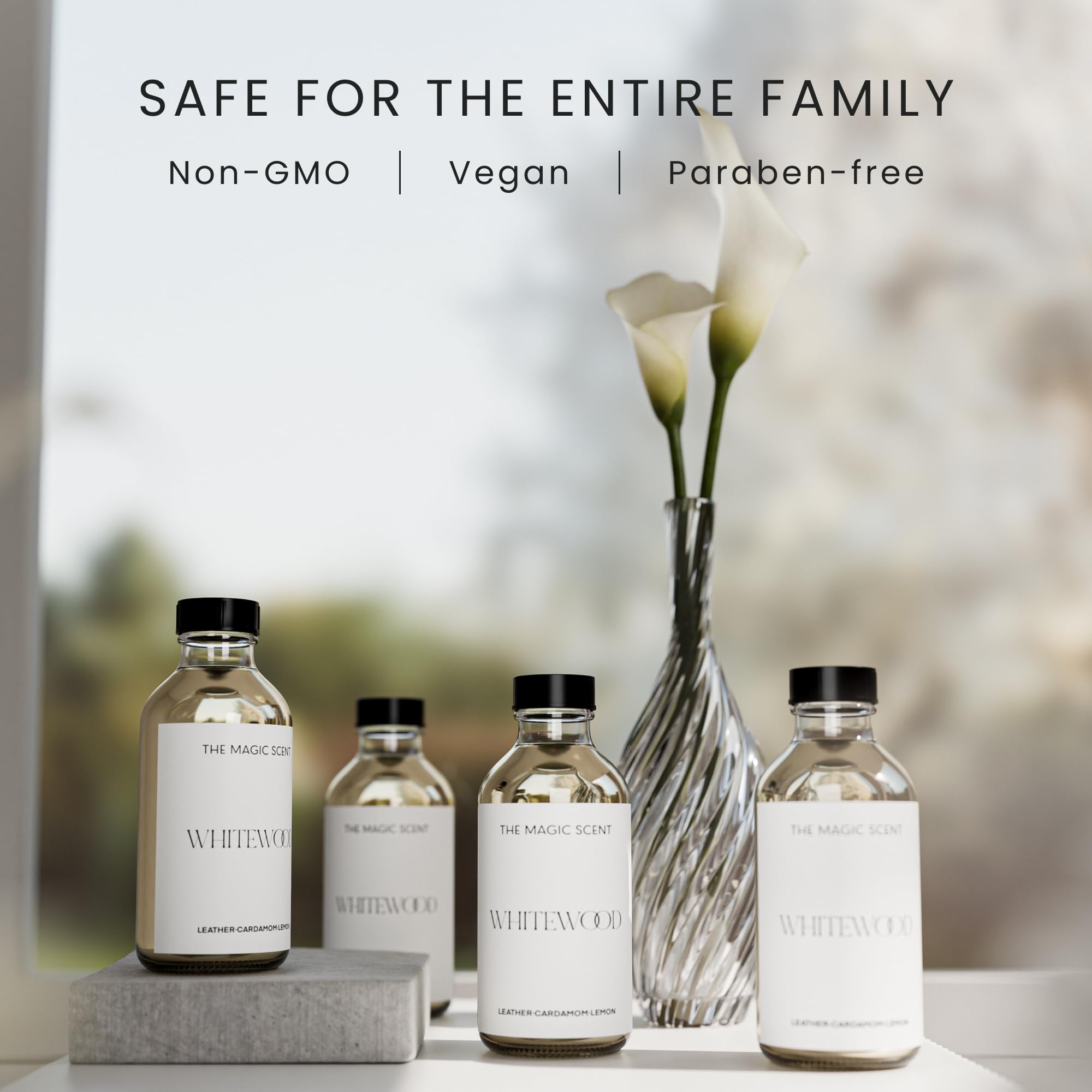 Premium Whitewood Essential Oil for Diffusers - 500ml Aromatherapy Oil for HVAC, Cold-Air & Ultrasonic Diffusers - Inspired by The 1 Hotel Miami Beach - Perfect for Relaxation, Spa & Home Fragrance
