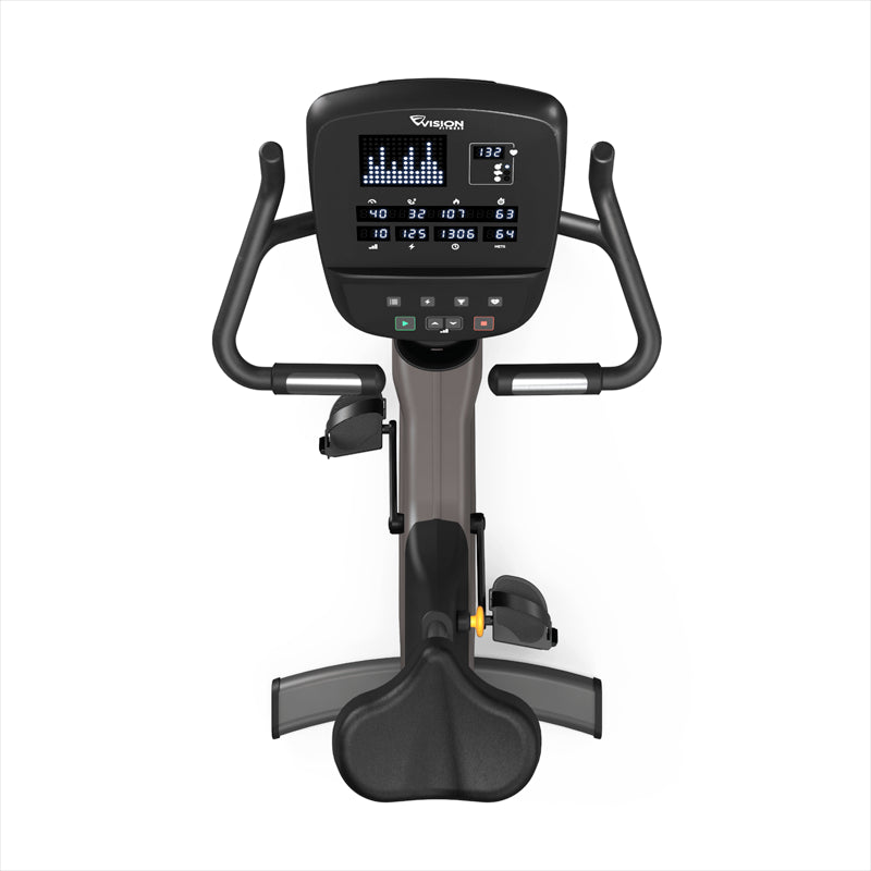 VISION Fitness U60 Upright Exercise Bike for Home Gym - Compact Cardio Workout Equipment for Weight Loss & Fitness Training
