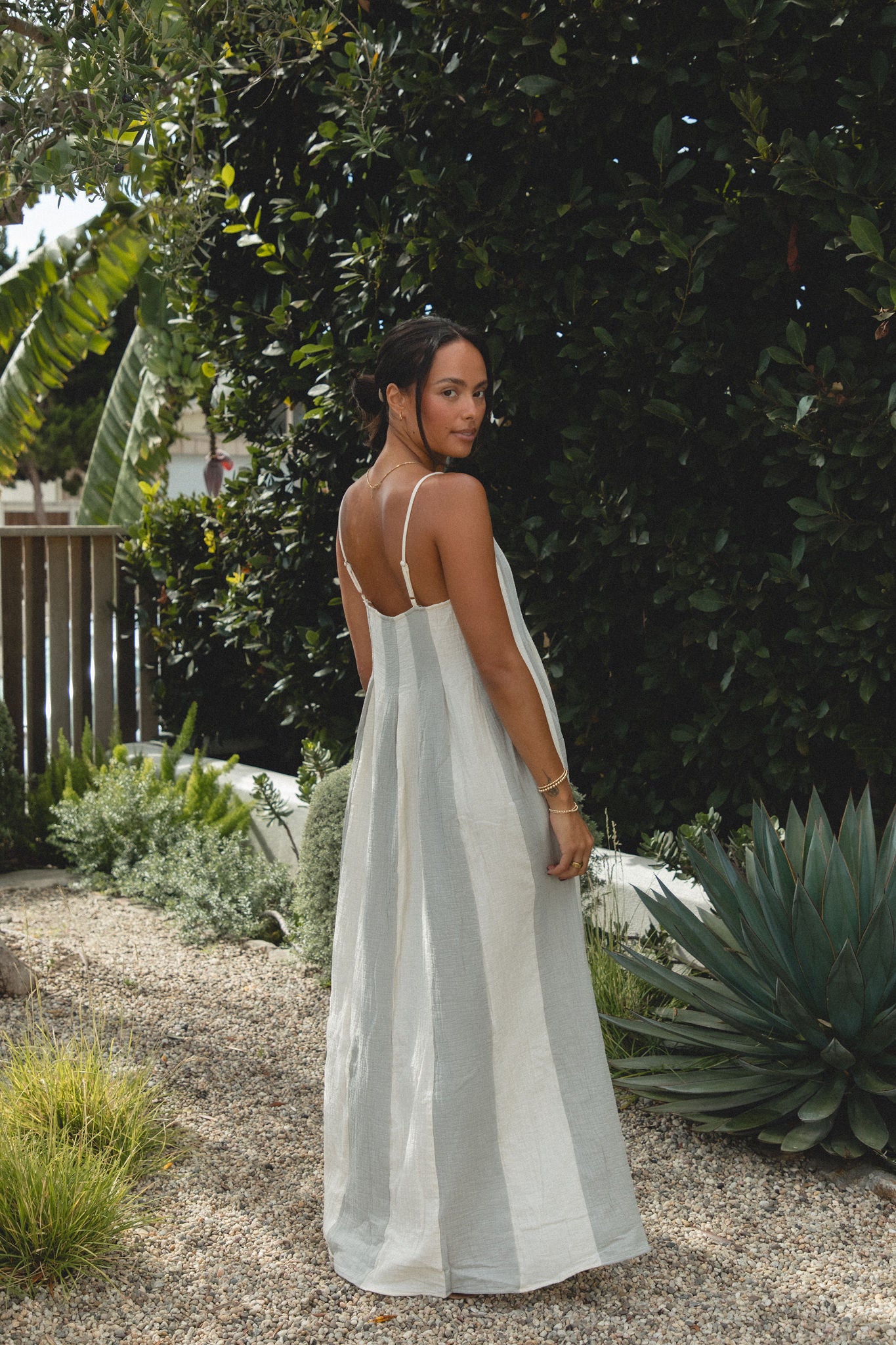 Bay Breeze Cotton Gauze Maxi Dress - Women's Flowy Beach Cover Up Dress for Summer Vacation, Boho Chic Style, Perfect for Pool Parties, Seaside Getaways and Casual Outings