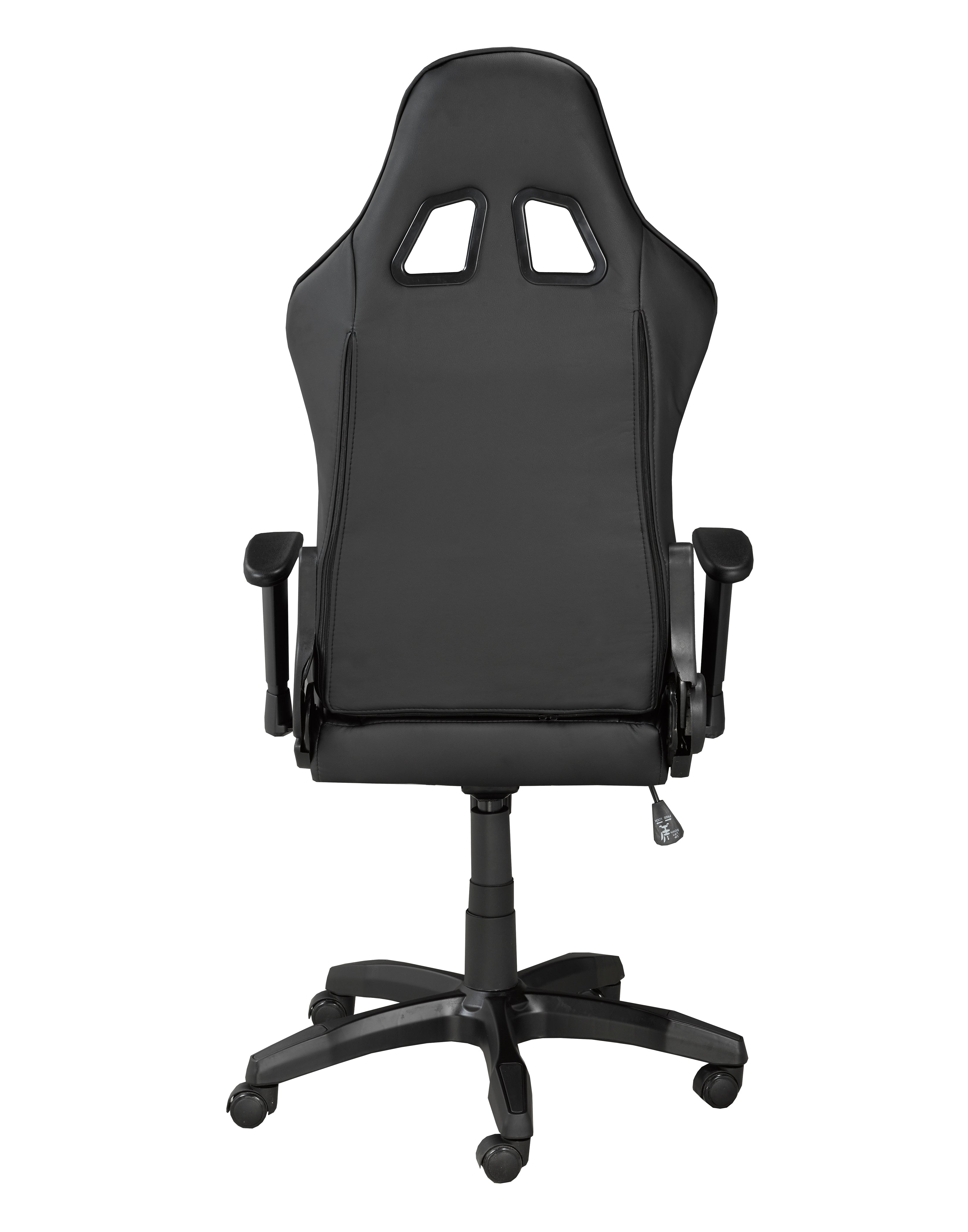 Premium Ergonomic Gaming Chair with Lumbar Support - Adjustable Height & Reclining Backrest - Black Racing Style for PC & Console Gamers - Perfect for Esports, Streaming & Home Office Use