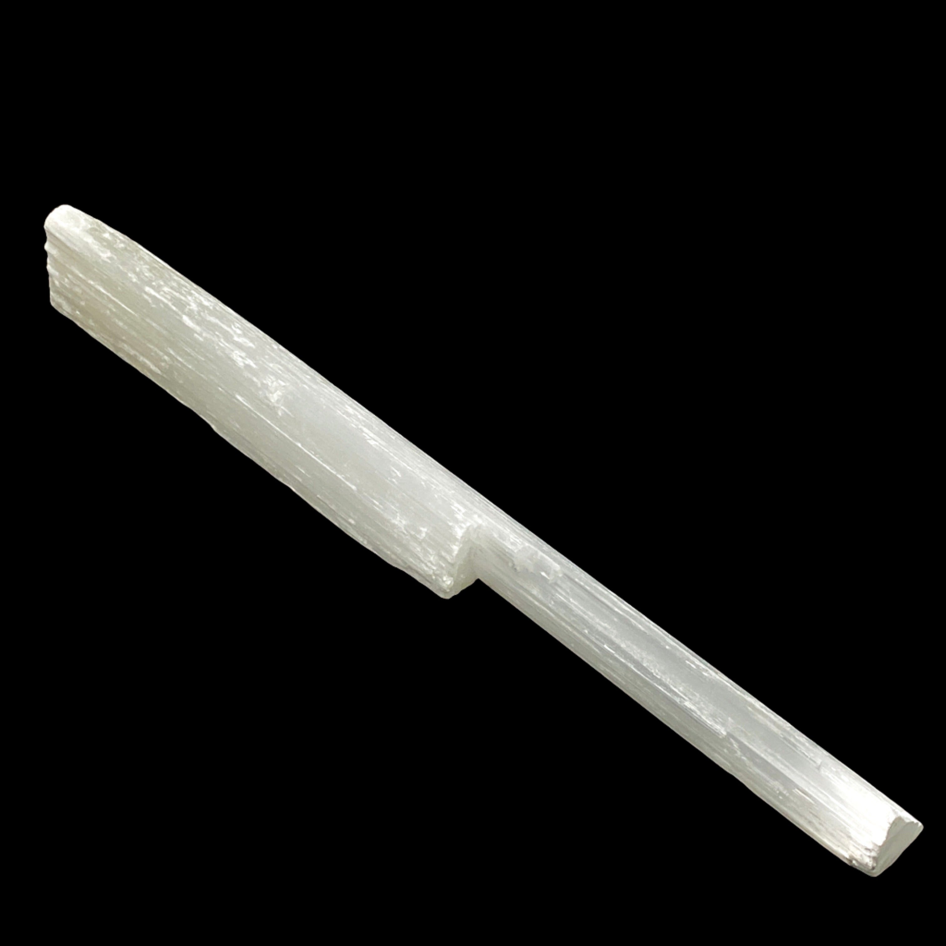 Natural Selenite Crystal Healing Stone - SELP 02 for Meditation, Energy Cleansing & Home Decor | Spiritual Gift & Chakra Balancing Tool