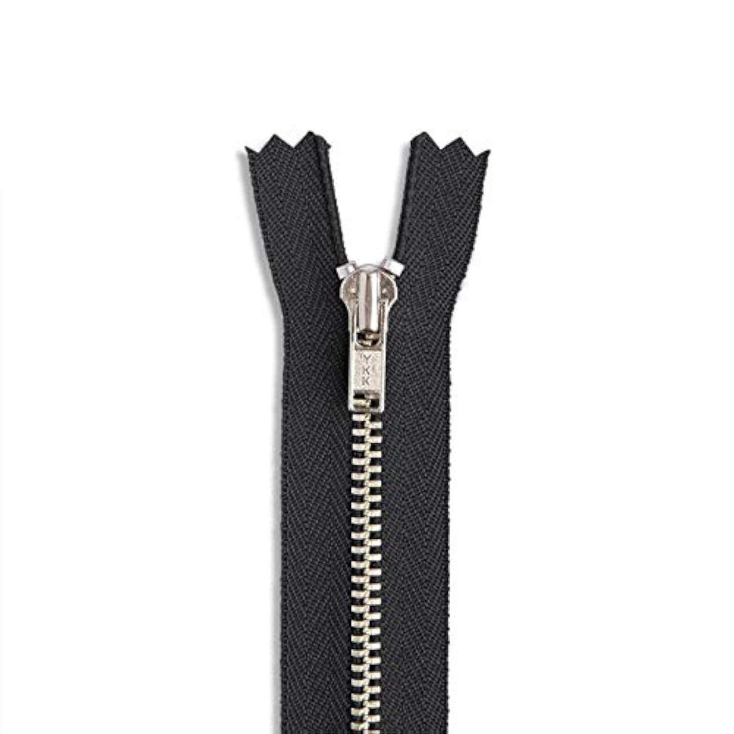 9 Inch Heavy Duty Metal Zipper - Black & Gold Brass Non-Separating Zippers for Sewing, Crafts, DIY Projects - Perfect for Bags, Jackets, Boots and Outdoor Gear Repair