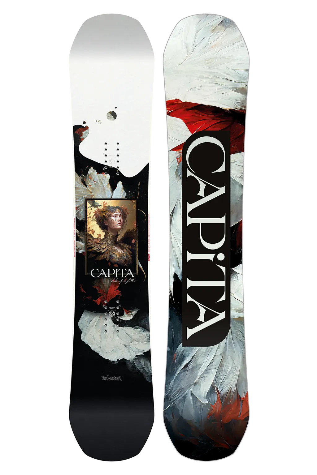 Capita Birds Of A Feather Snowboard 2025 - Premium All-Mountain Snowboard for Women | Perfect for Freestyle & Powder Riding | Best for Park, Backcountry & Resort Snowboarding