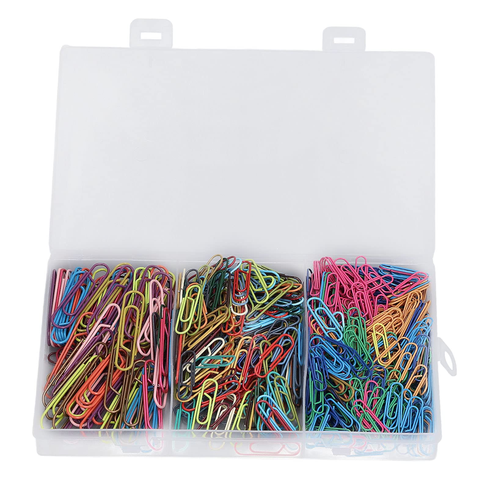 Colorful Small Paper Clips - 100-Piece Box Set for Office, School & Home Use | Durable & Versatile for Organizing Documents, Notes & Craft Projects