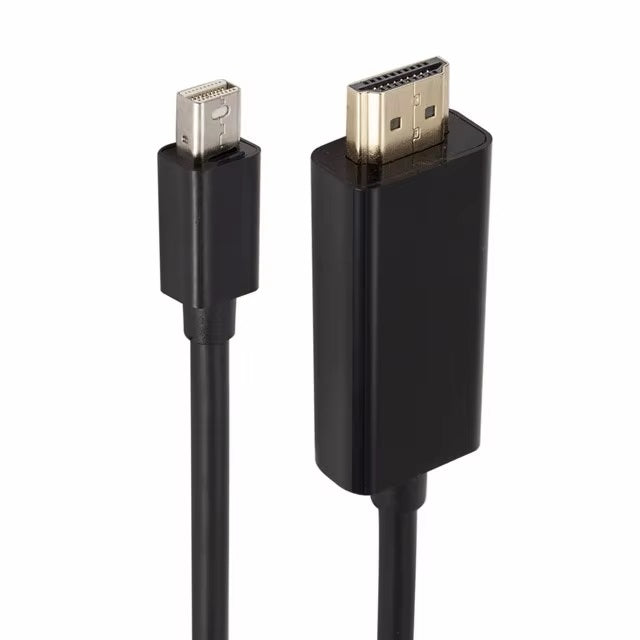 Mini DisplayPort to HDMI Cable 4K 60Hz - High-Speed Gold-Plated Adapter for MacBook, PC, Monitor - Perfect for Home Office, Gaming & Presentations