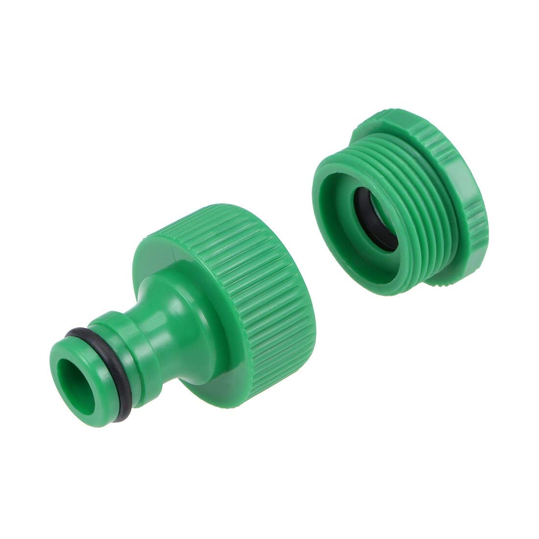 5Pcs Plastic Hose Tap Connector G1/2 Threaded Faucet Nozzle Quick Connect Adapter - PPFT33538 Pipe Fitting for Garden Watering, Irrigation & Outdoor Cleaning