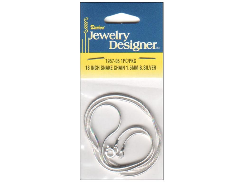Stylish 18-Inch Silver Metal Snake Chain Jewelry for Women - Perfect for Layering, Gift Giving & Everyday Wear