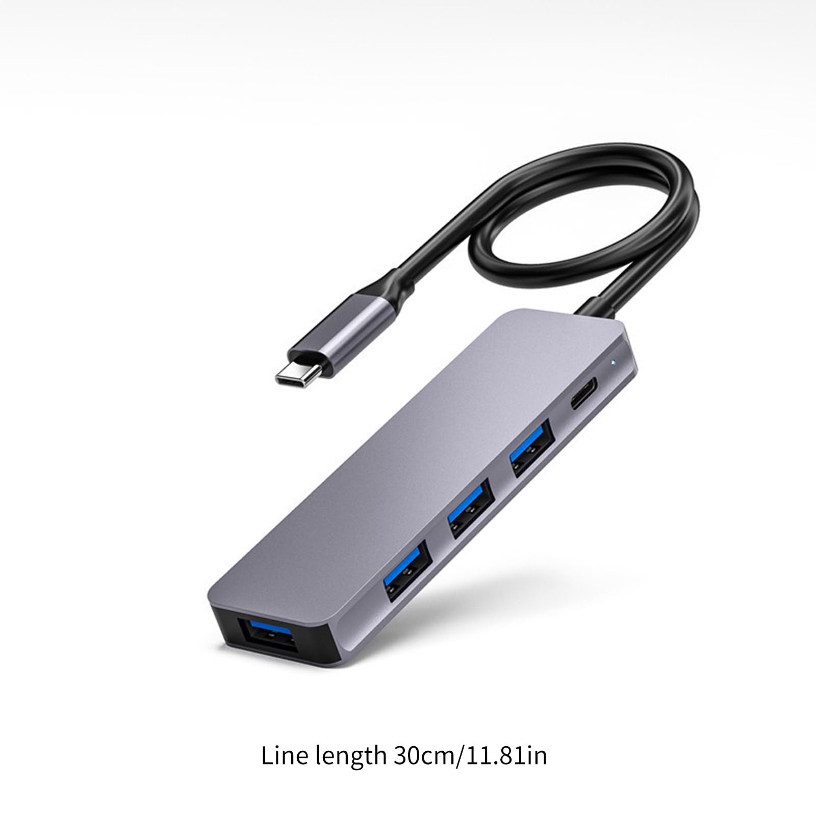 Yanwuwa 4-in-1 Multiport USB Hub & Docking Station - USB Adapter for Laptops & Tablets - Connect Mouse, Keyboard & USB Devices - Perfect for Home Office & Travel Use