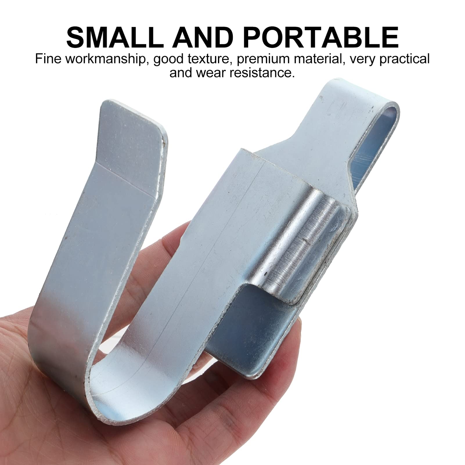 Angoily 3-Piece Steel Tool Belt Clip Set - Heavy Duty Waist Rack for Electric Tools, Storage Hooks & Carrying Belt - Perfect for Electricians, Construction Workers & DIY Home Improvement Projects