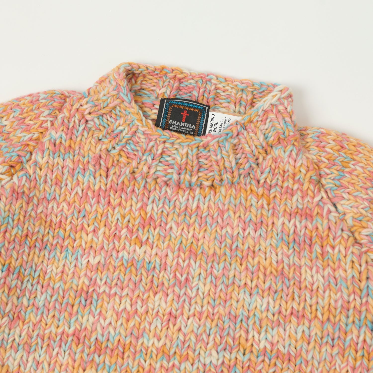 Chamula Mix Heather Pullover Sweater - Soft & Cozy Heather/Turquoise Knitwear for Women - Perfect for Casual Wear, Layering & Outdoor Activities