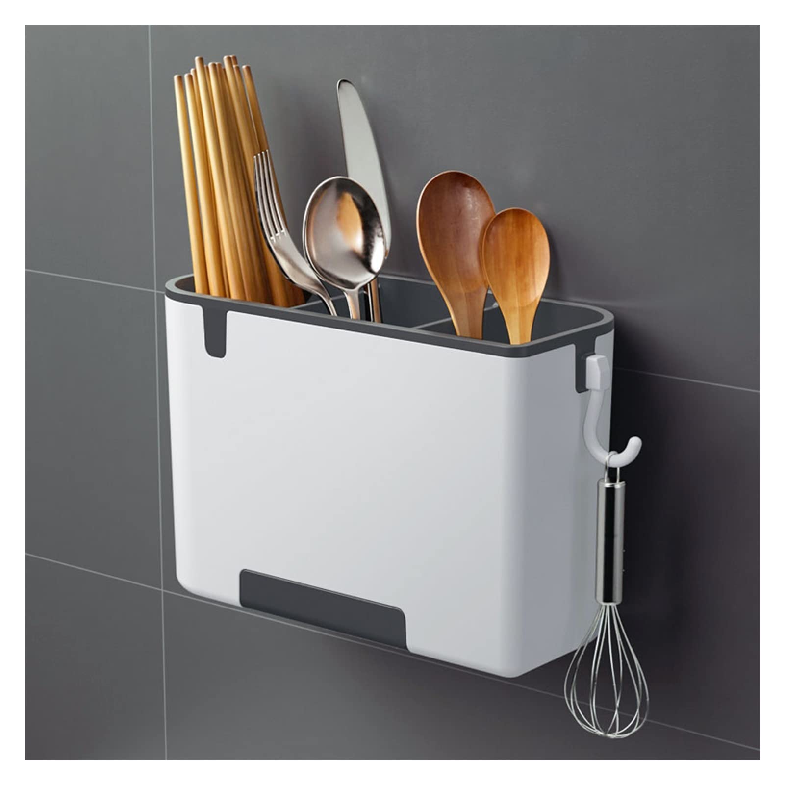 Multifunctional Kitchen Cutlery Organizer - Spoon Fork Knife Holder for Home & Restaurant Use