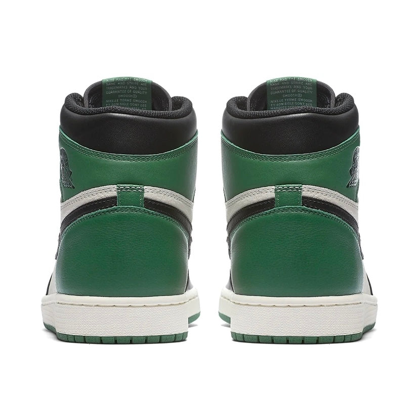 Air Jordan 1 High Retro OG Pine Green Black Sail White Sneakers - Men's Basketball Shoes for Streetwear & Casual Outfits