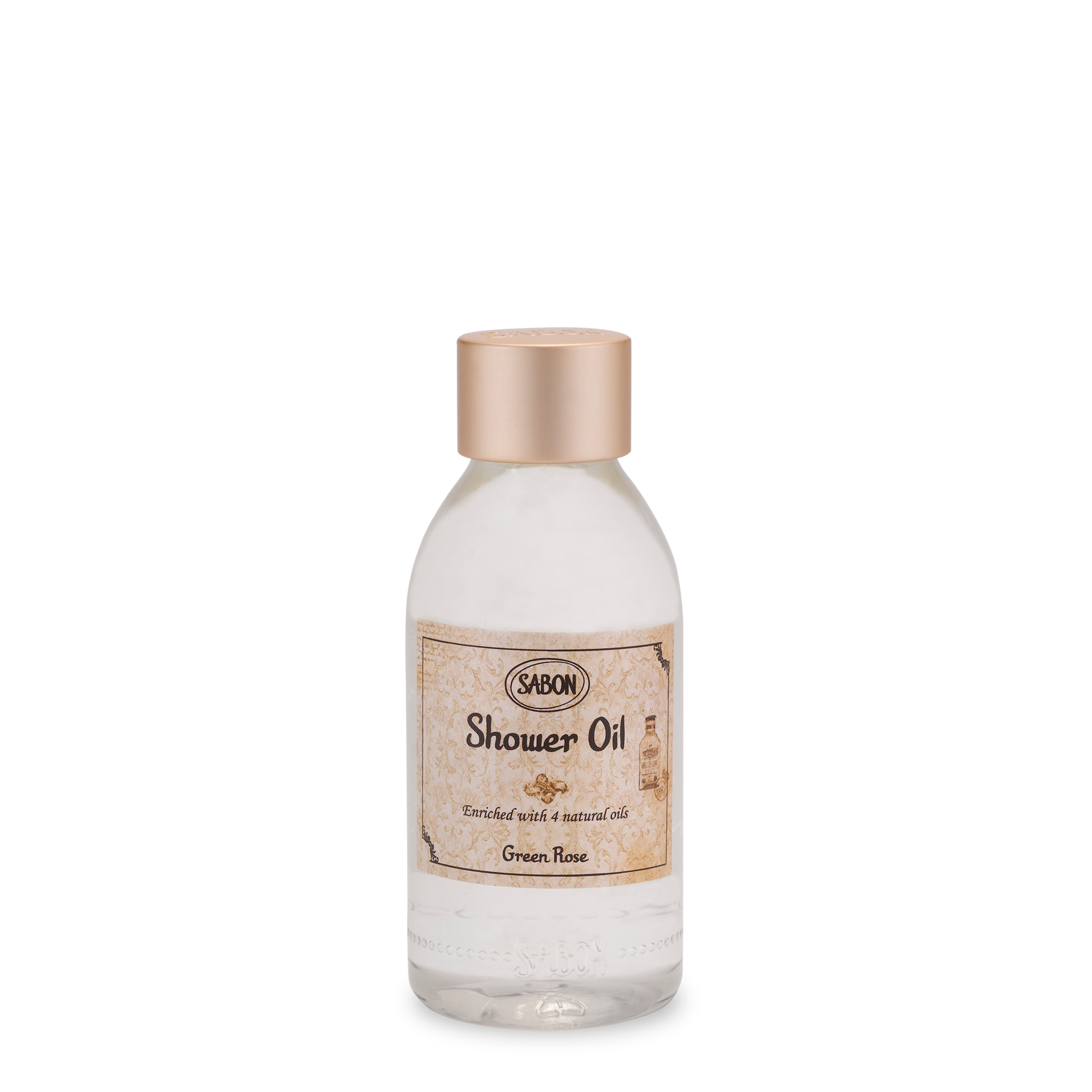 Mini Shower Oil Green Rose 100mL - Hydrating Body Wash for Dry Skin | Perfect for Travel, Gym & Daily Shower Routine