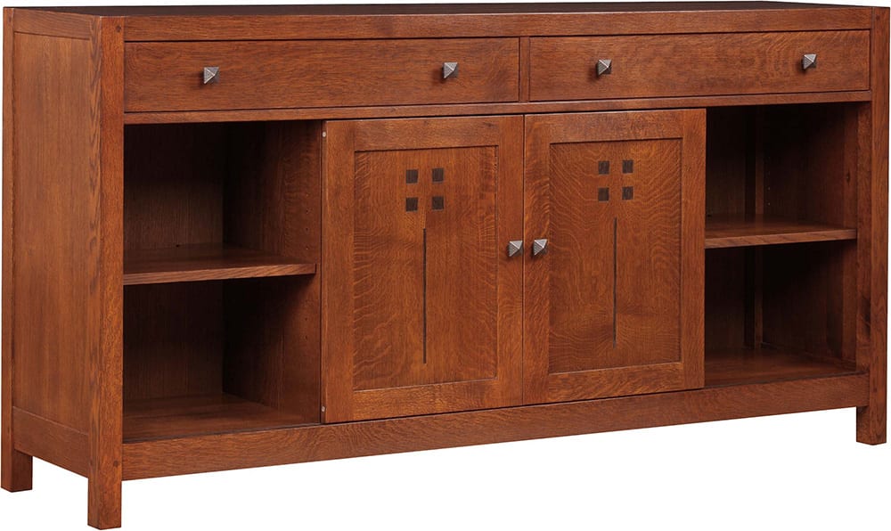 Highlands Entertainment Console - Modern TV Stand with Storage for Living Room, Bedroom & Home Theater | Stylish Media Center for TVs up to 65