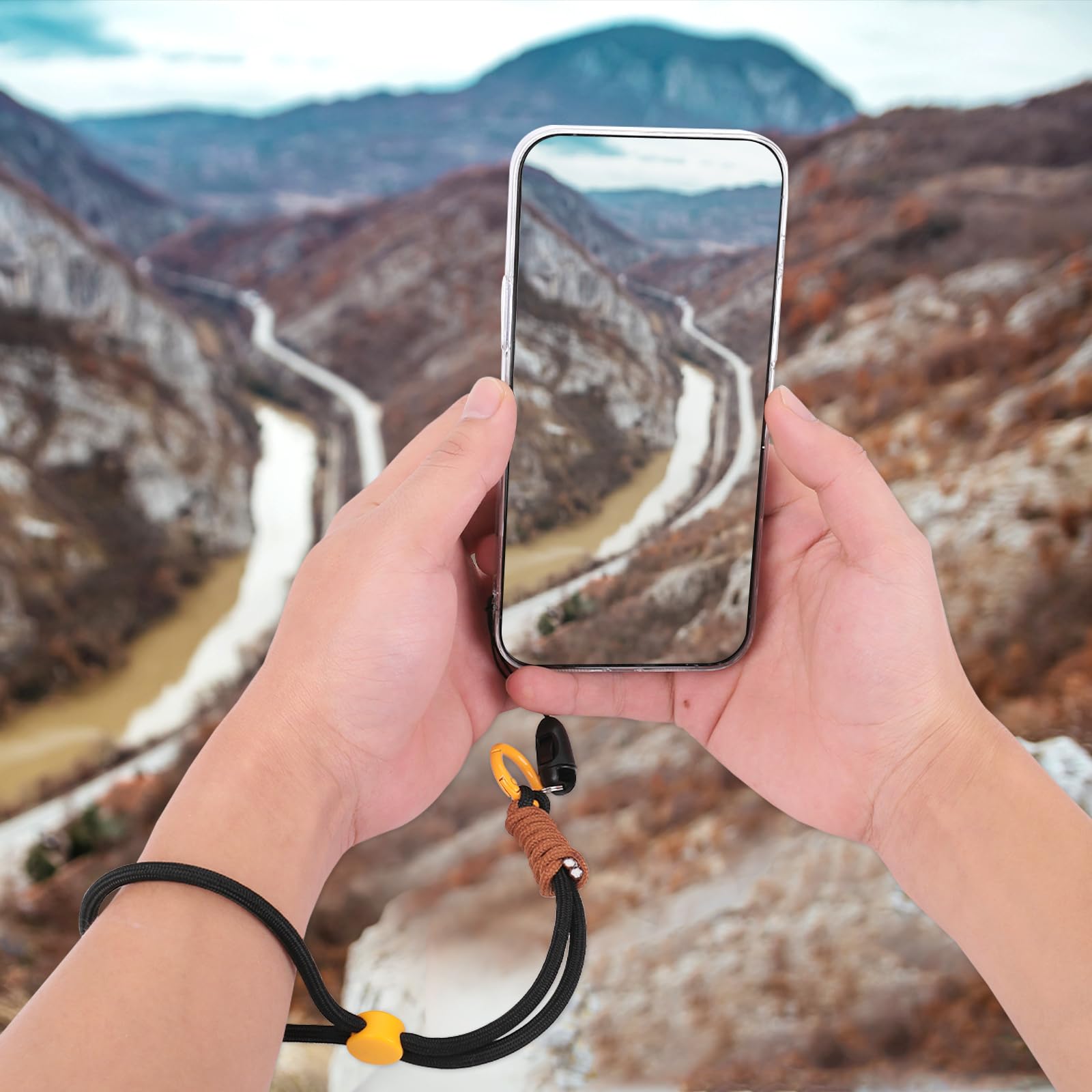 3pcs Adjustable Nylon Wrist Lanyards for Phone, Camera & Keys