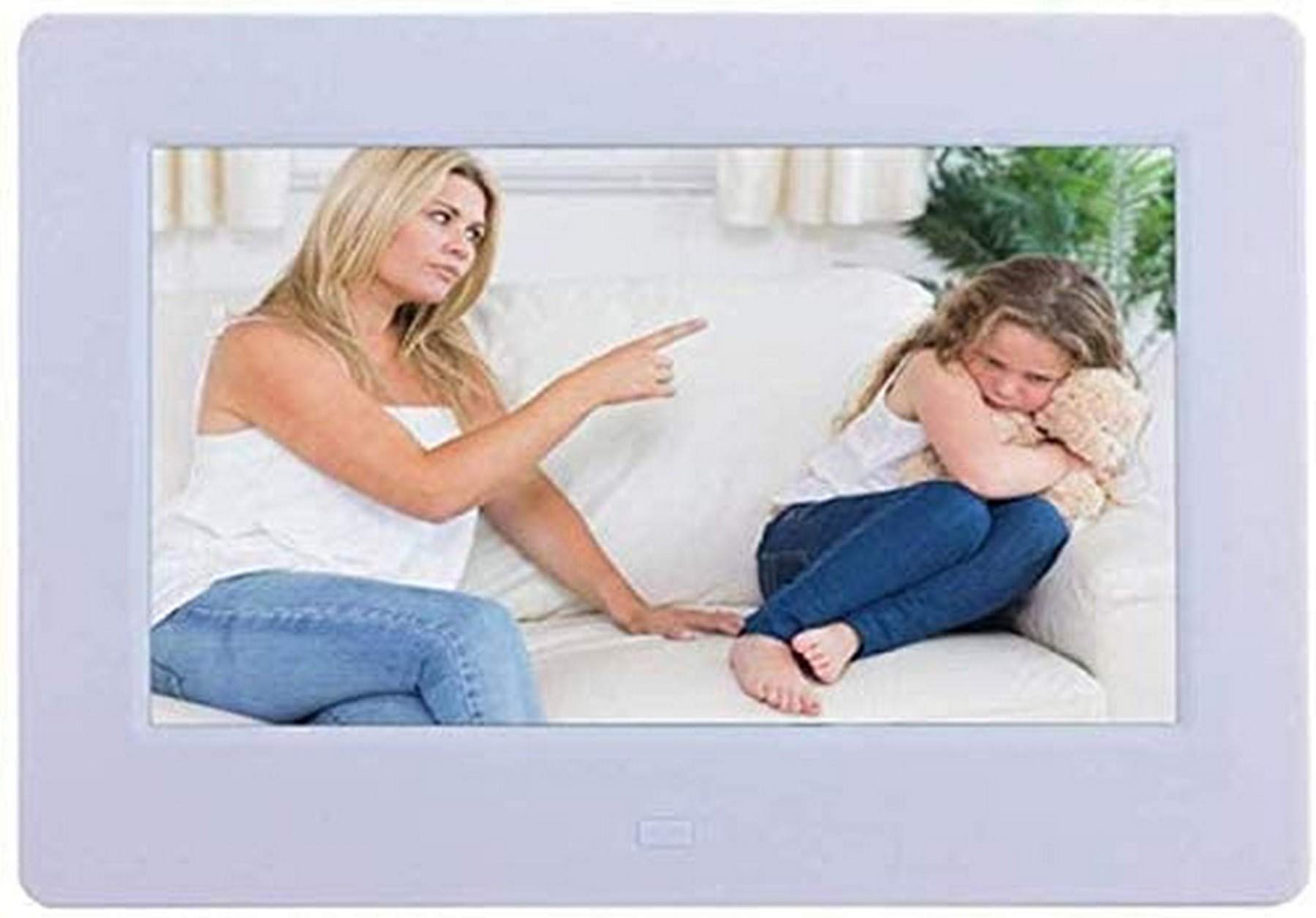 7 Inch Digital Picture Frame with HD LED Display - Auto Timer & Slideshow - Perfect for Home, Office, and Gift Giving