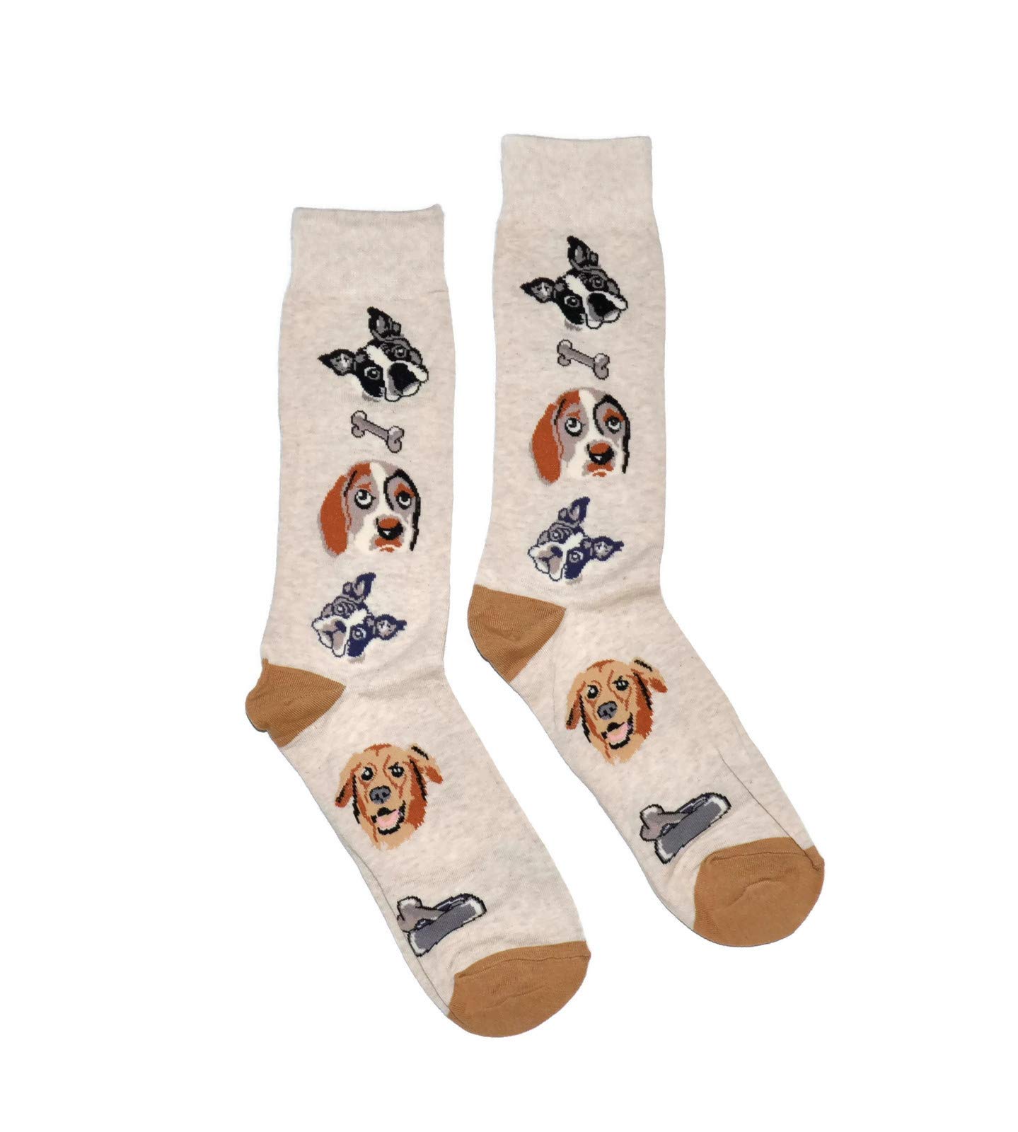 Fun Novelty Crew Socks for Men - 2 Pair Pack | Comfortable & Stylish Casual Socks for Everyday Wear, Gifts, and Themed Outfits