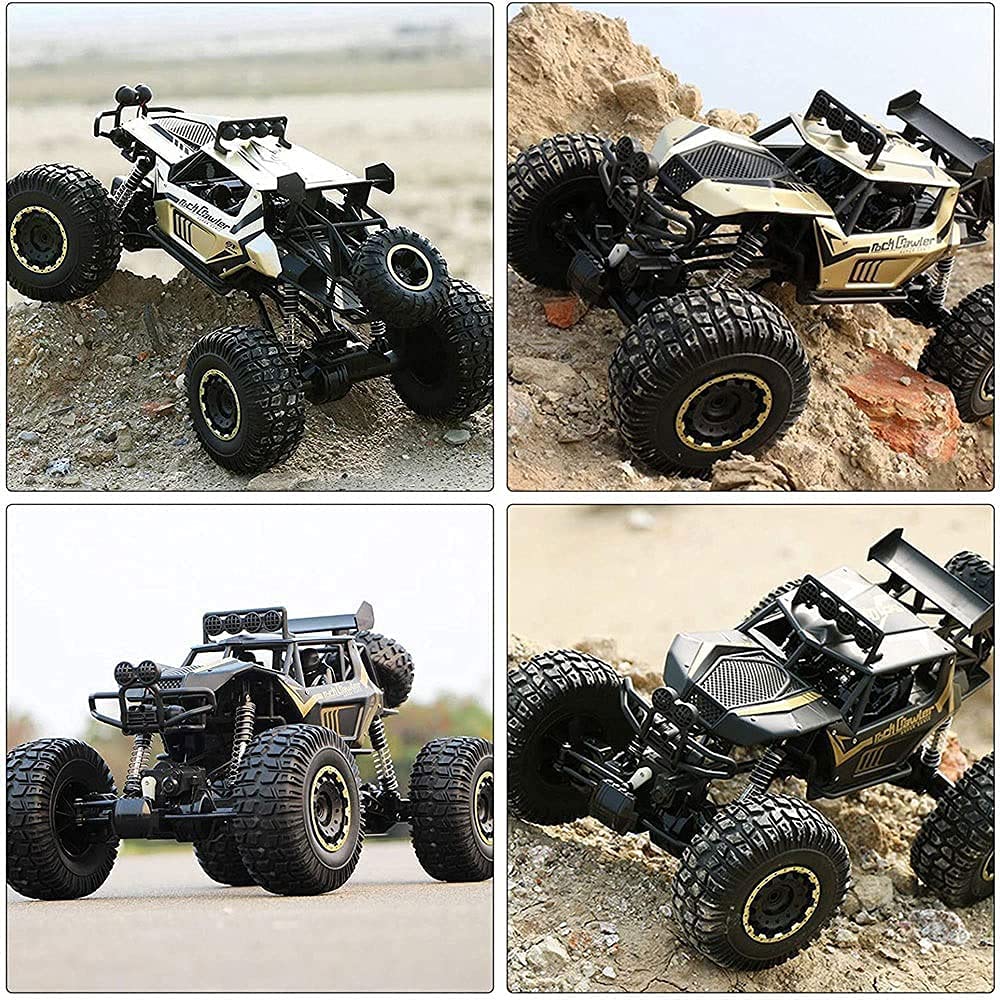 1/8 Scale Large Off-Road RC Car - High Speed 20KM/H All-Terrain Monster Truck with Anti-Collision & Anti-Fall Protection - Perfect for Mountain Climbing, Backyard Racing and Outdoor Adventures - Great Gift for Kids and Adults Who Love Remote Control Vehicles