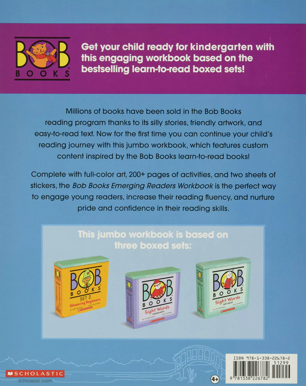Bob Books Workbooks for Emerging Readers - Kindergarten Reading & Writing Practice - Perfect for Homeschooling & Early Learning Activities