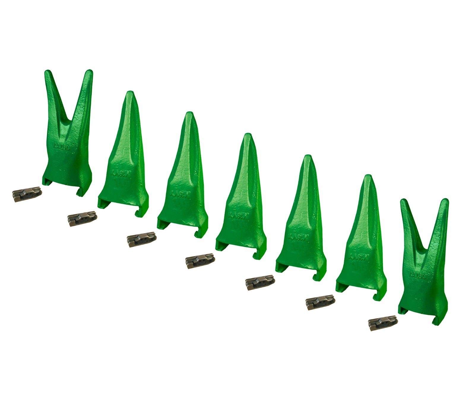 ESCO Style Super V Excavator Bucket with Tiger Rock Teeth & Pins - V19TVY & V19VY - Heavy Duty Digging & Mining Attachment for Excavators