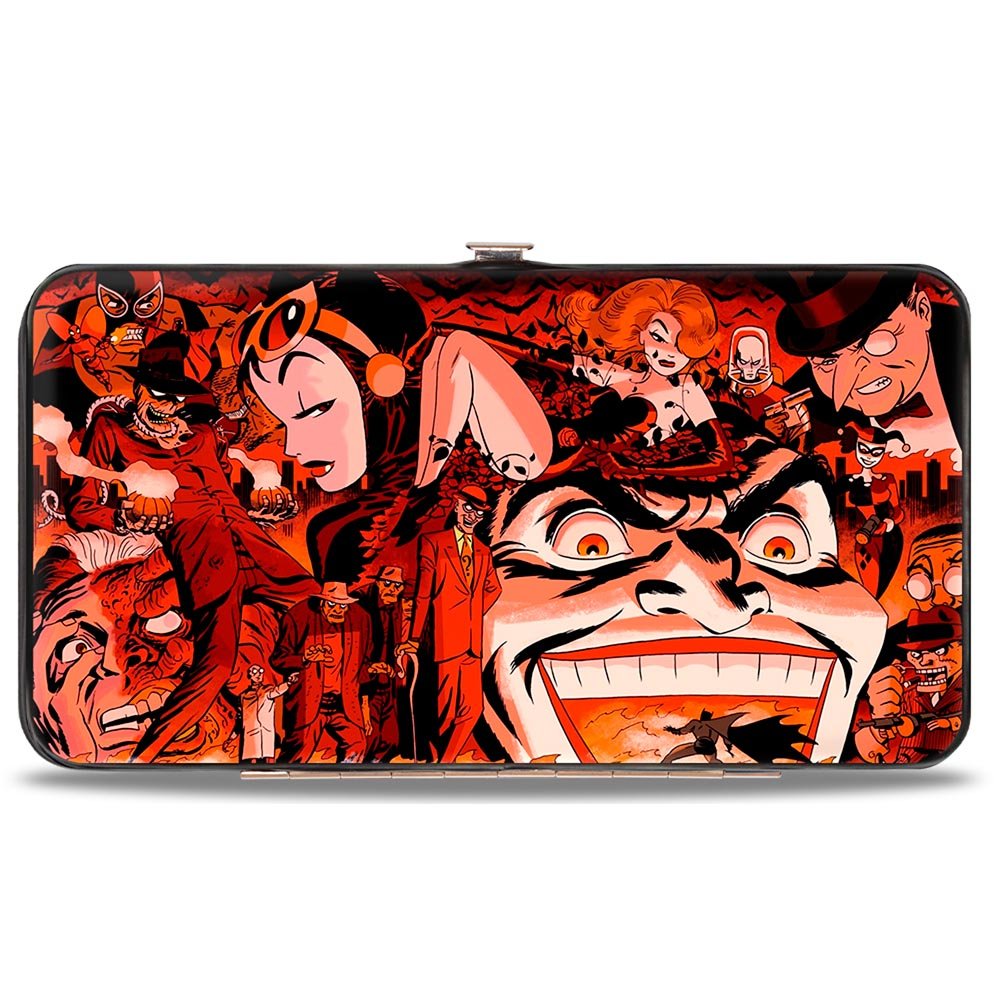 Buckle-Down Hinge Wallet - DC Comics Batman Design | Slim RFID Blocking Bifold Wallet for Men | Perfect for Everyday Use, Travel & Gift Giving