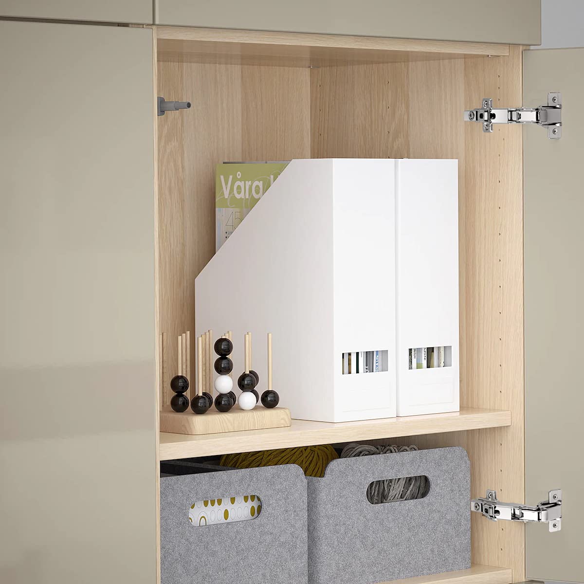 Probrico Frameless Full Overlay Soft Close 165° Concealed Cabinet Hinges - 6 Pairs (12 Hinges) for Kitchen Cabinets, Wardrobes & Furniture Installation - Smooth Quiet Closing, Durable Hardware
