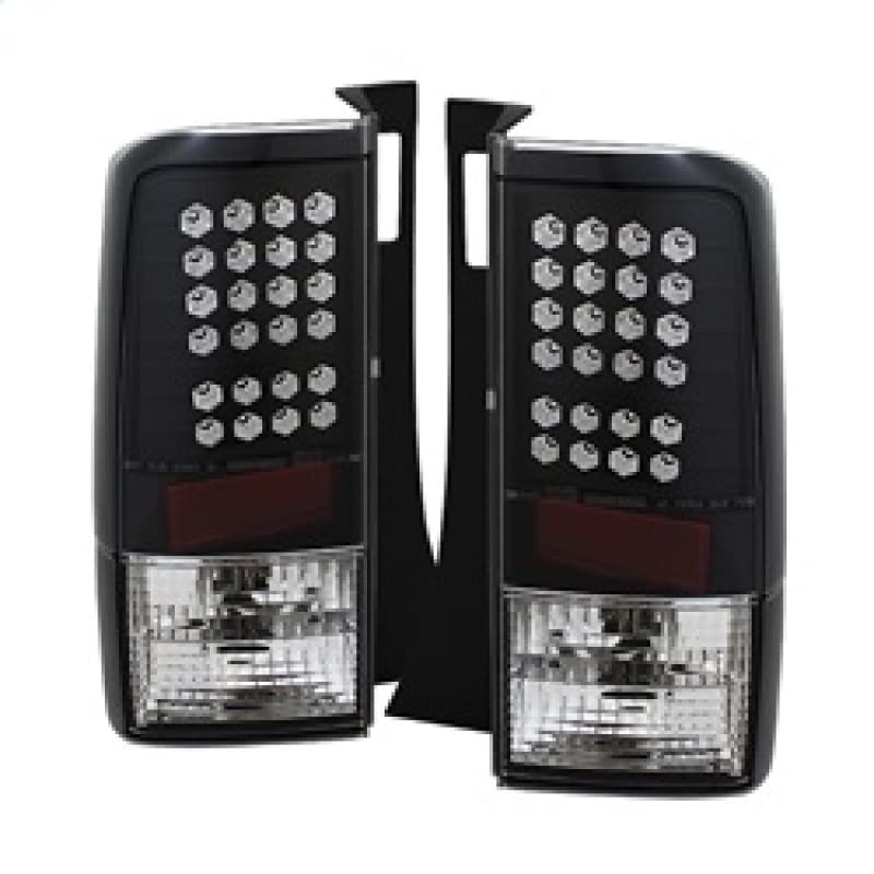 Spyder Auto 5007759 LED Tail Lights for Cars - Black/Clear Smoke Lens - High Visibility & Durable Design - Perfect for Night Driving & Custom Car Upgrades